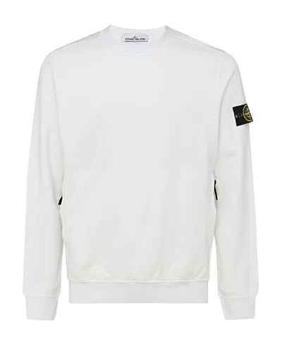STONE ISLAND COMPASS BADGE CREW-NECK SWEATSHIRT