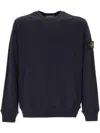 Stone Island Logoed Sweatshirt In Blue