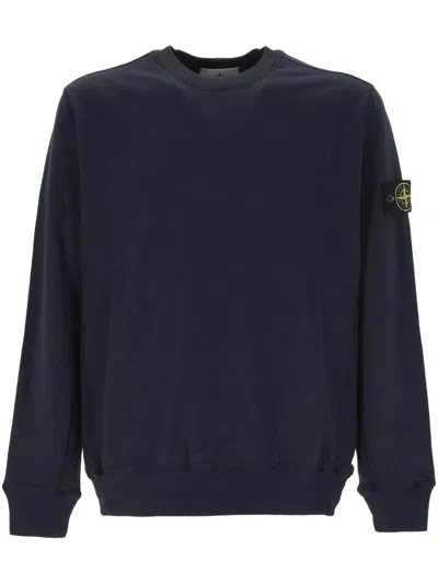 STONE ISLAND LOGO BADGE SWEATSHIRT