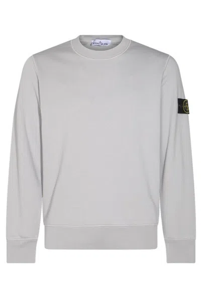 STONE ISLAND COMPASS-BADGE CREWNECK SWEATSHIRT