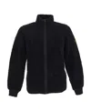 Stone Island Compass-badge Faux-shearling Jacket In Black