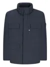 Stone Island Field Jacket In Blue