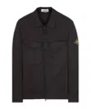 Stone Island Compass-badge Gabardine Jacket In Black