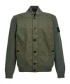 Stone Island Bio Raso With Bio Alloy Light Cover Tc Bomber Jacket In Green