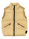 Stone Island Compass-badge Gilet In Neutral