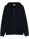 Stone Island Compass-badge Hoodie In Blue