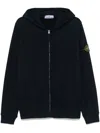 Stone Island Compass-badge Hoodie In Blue