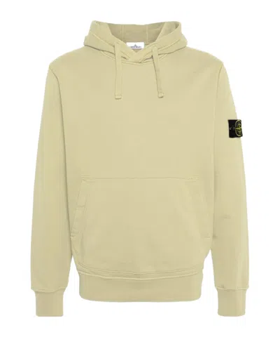 Stone Island Compass-badge Hoodie In Nude