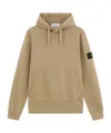 Stone Island Hoodie With Drawstring Hood And Kangaroo Pocket In Nude