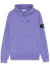 Stone Island Hoodie Mit Kompass-patch In Violett
