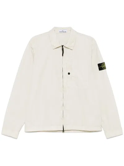 Stone Island Compass-badge Jacket In ニュートラル