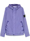 Stone Island Compass-badge Jacket In 紫色