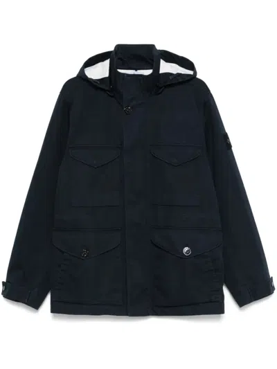 Stone Island Compass-badge Jacket In Black