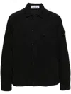 Stone Island Compass-badge Quilted Jacket In Black