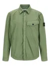 Stone Island Garment Dyed Crinkle Reps Ny Puffer Jackets Green In Green