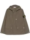 Stone Island Compass-badge Jacket In Green