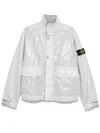 Stone Island Gray Mussola Gommata-tc Jacket In Grey