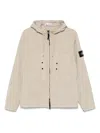 Stone Island Short Parka In Neutrals