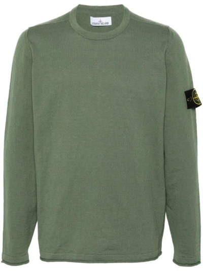 STONE ISLAND STONE ISLAND COMPASS-BADGE JUMPER
