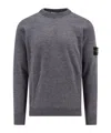 Stone Island Compass-badge Sweater In Gray