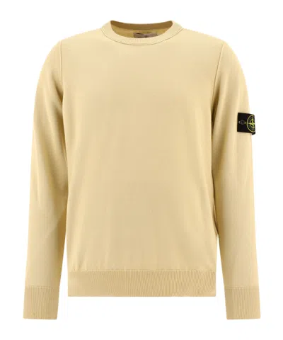 STONE ISLAND STONE ISLAND COMPASS PATCH CREWNECK KNITTED JUMPER