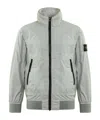Stone Island Compass-badge Lightweight Jacket In Gray
