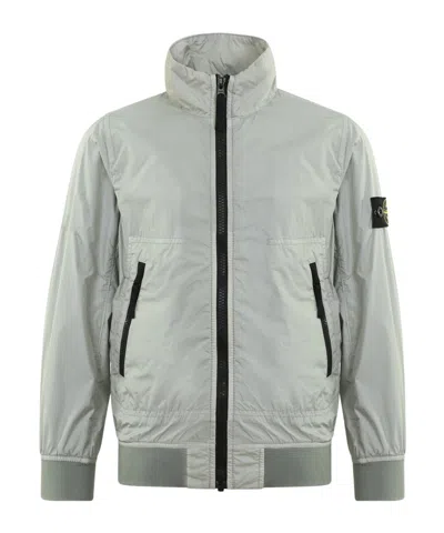 Stone Island Compass-badge Lightweight Jacket In Gray