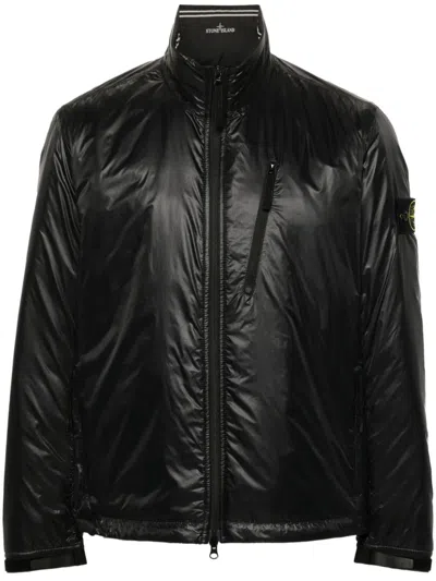Stone Island Compass-badge Lightweight Padded Jacket In Animal Print