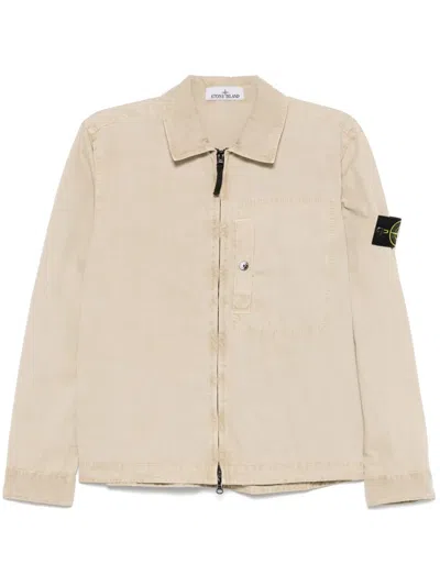 STONE ISLAND COMPASS-BADGE OVERSHIRT