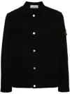 Stone Island Comfortable Overshirt With Chest Pockets In Black