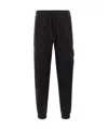 Stone Island Compass-badge Panelled Track Pants In Black