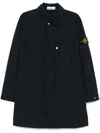Stone Island Compass-badge Parka In Blue