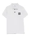 Stone Island Compass-badge Polo Shirt In Blue