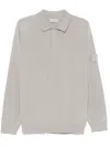 Stone Island Compass-badge Polo Shirt In Grey