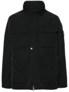 Stone Island Compass-badge Puffer Jacket In Black