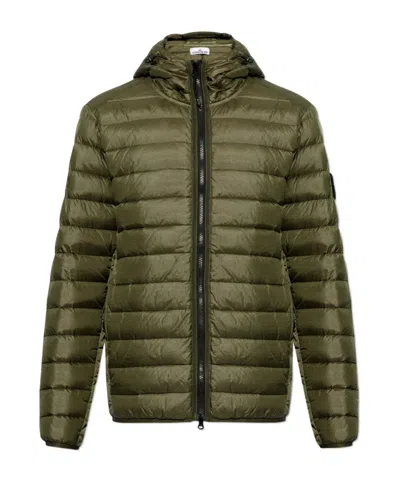 STONE ISLAND COMPASS-BADGE PUFFER JACKET