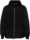 Stone Island Compass-badge Quilted Jacket In Black