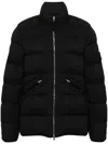 Stone Island Compass-badge Quilted Puffer Jacket In Black