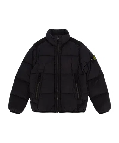 Stone Island Compass-badge Quilted Puffer Jacket In V0029