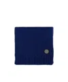 Stone Island Compass-badge Scarf In Blue