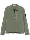 Stone Island Compass-badge Shirt In Green