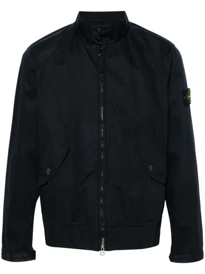 STONE ISLAND COMPASS-BADGE SHIRT JACKET