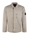 Stone Island Compass-badge Shirt In Nude
