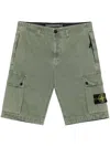 Stone Island Slim Bermuda Shorts In Green