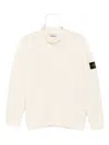 Stone Island Compass-badge Sweater In Neutral