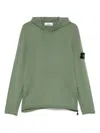 Stone Island Compass-badge Sweater In Green