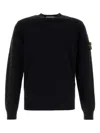 Stone Island Midnight Blue Wool Blend Sweater