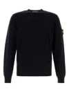 Stone Island Midnight Blue Wool Blend Sweater