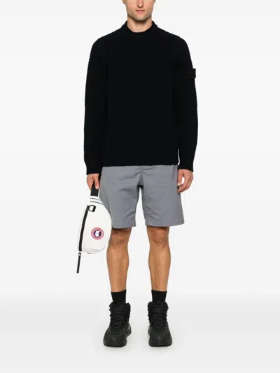 Stone Island Compass-badge Sweater In 蓝色