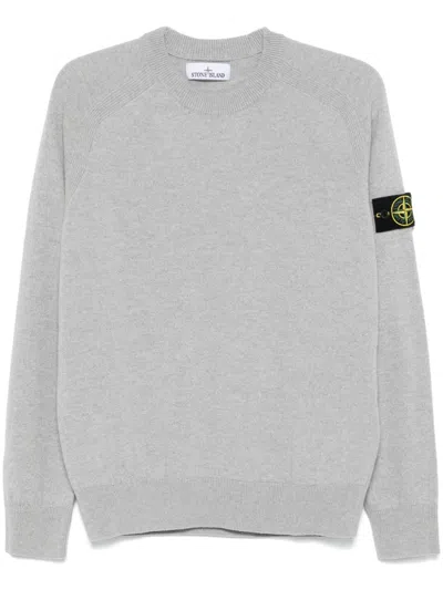STONE ISLAND COMPASS-BADGE SWEATER